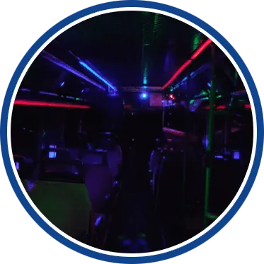 Discoverlichting is aanwezig in al onze bussen